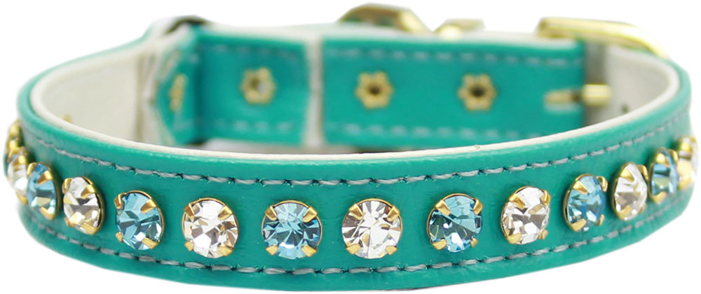 Deluxe Cat Collar Turquoise Size 12